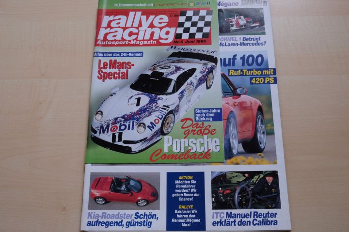 Deckblatt Rallye Racing (06/1996)